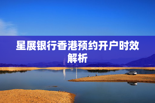 星展银行香港预约开户时效解析