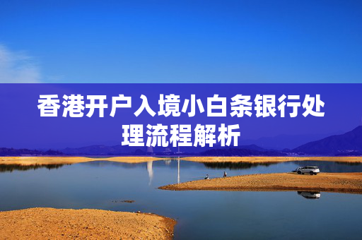 香港开户入境小白条银行处理流程解析