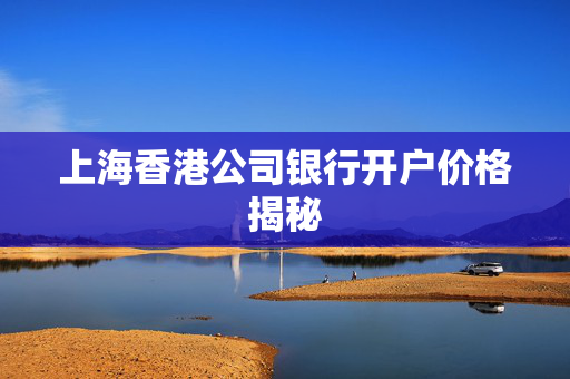 上海香港公司银行开户价格揭秘