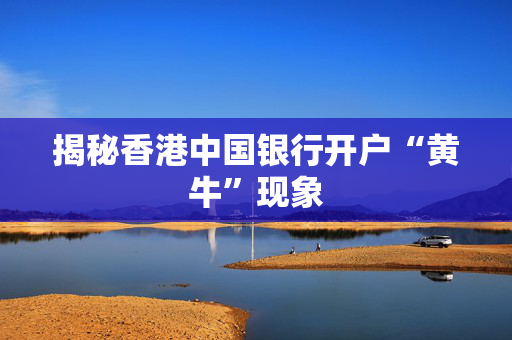 揭秘香港中国银行开户“黄牛”现象