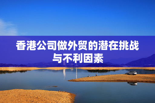 香港公司做外贸的潜在挑战与不利因素
