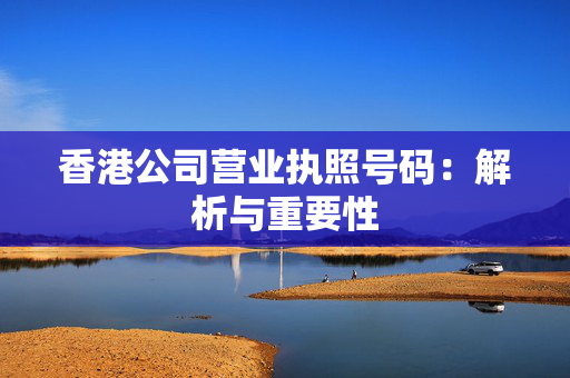 香港公司营业执照号码：解析与重要性