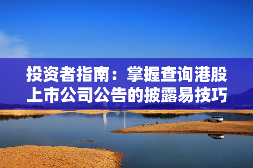 投资者指南：掌握查询港股上市公司公告的披露易技巧