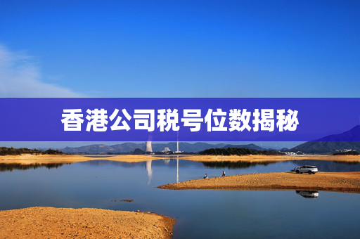 香港公司税号位数揭秘