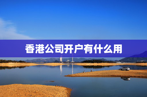 香港公司开户有什么用