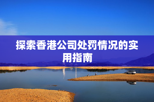 探索香港公司处罚情况的实用指南
