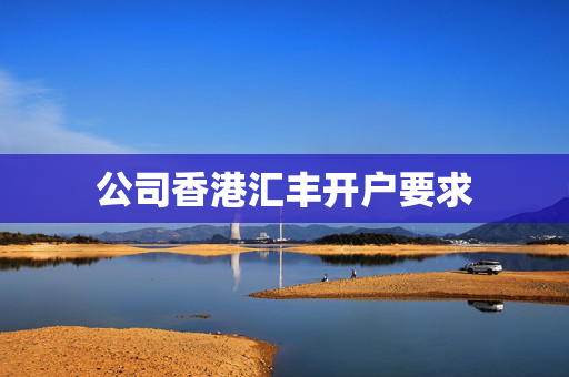 公司香港汇丰开户要求