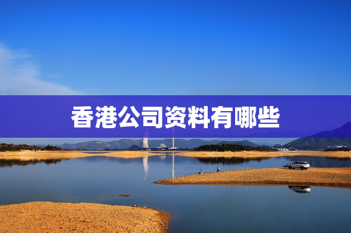 香港公司资料有哪些