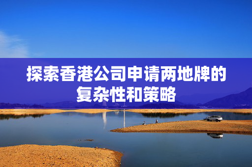 探索香港公司申请两地牌的复杂性和策略
