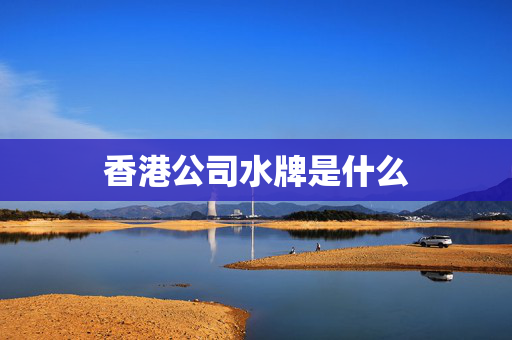 香港公司水牌是什么