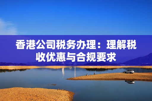 香港公司税务办理：理解税收优惠与合规要求
