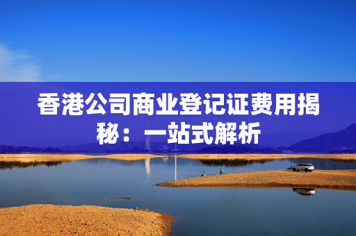 香港公司商业登记证费用揭秘：一站式解析