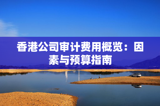香港公司审计费用概览：因素与预算指南
