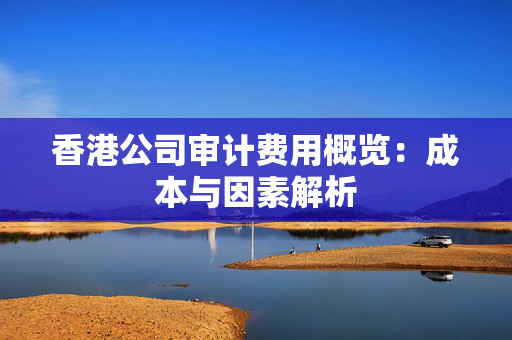 香港公司审计费用概览：成本与因素解析