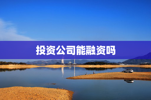 投资公司能融资吗
