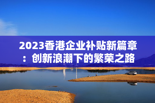 2023香港企业补贴新篇章：创新浪潮下的繁荣之路