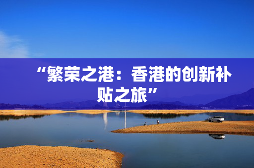 “繁荣之港：香港的创新补贴之旅”