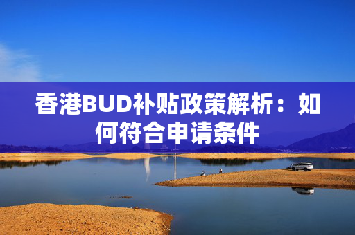 香港BUD补贴政策解析：如何符合申请条件